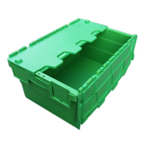  UBMOVE Plastic Crate with Lid for moving and storage
