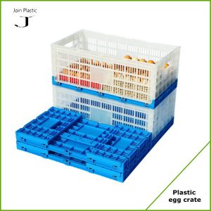 plastic folding egg crates